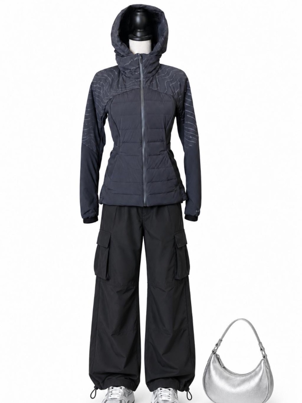 Lululemon Down For It All Hooded Running Jacket Size 8
